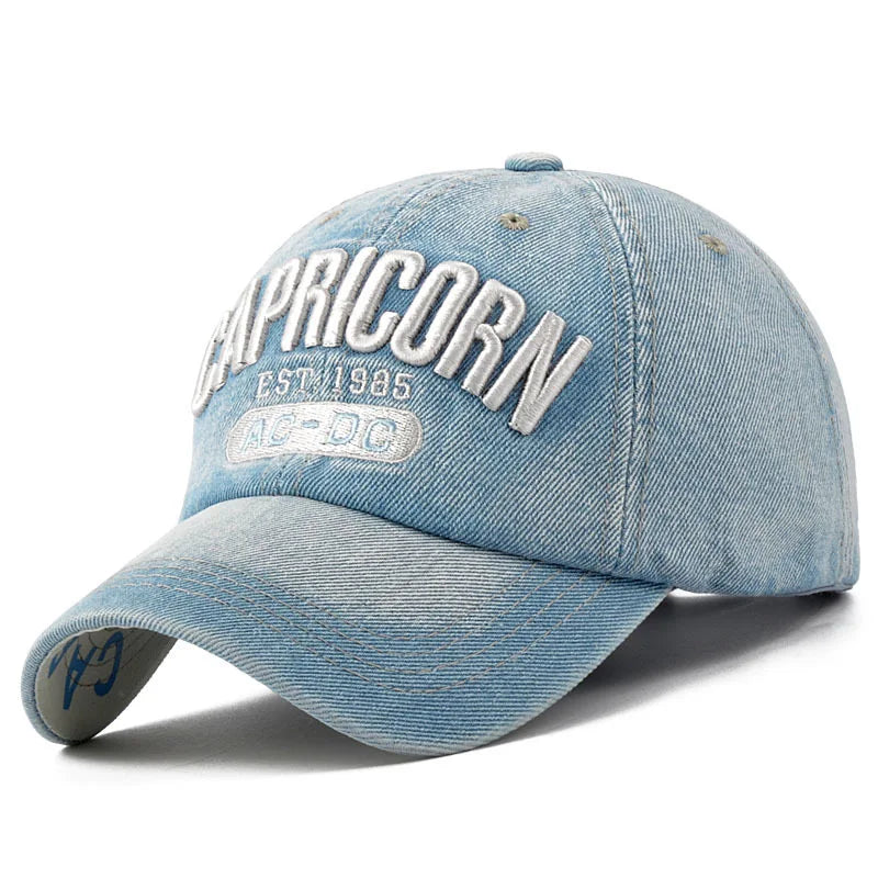 CAPRICORN Denim Baseball Cap