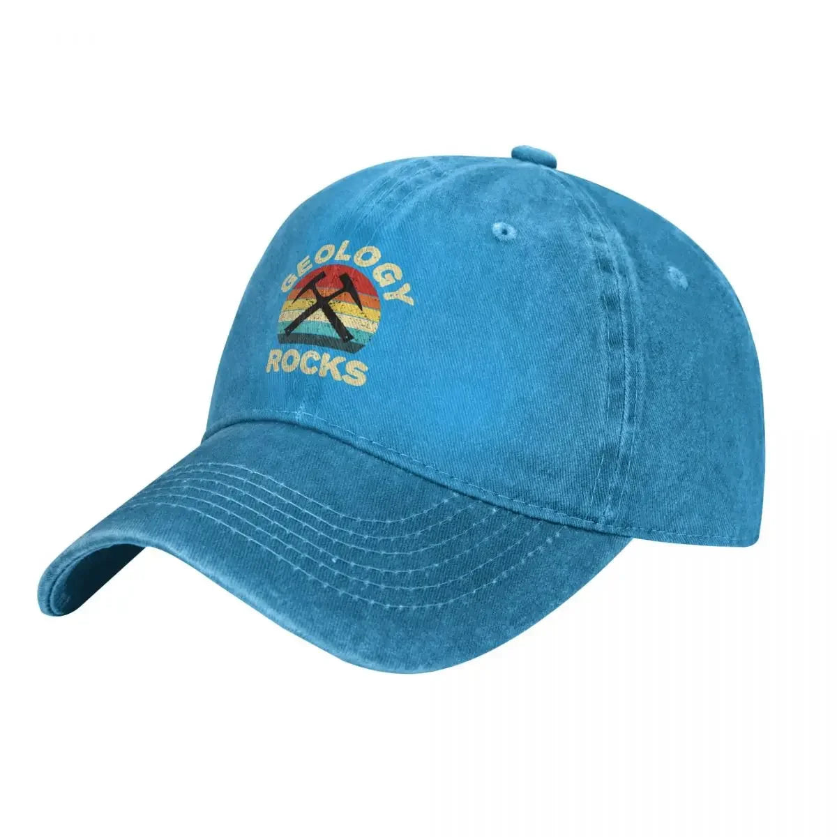 Geology Rocks Retro Vintage Baseball Cap