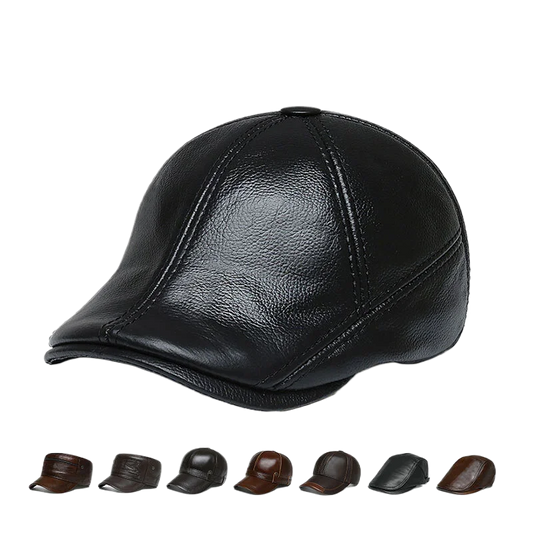 Newsboy  Leather Cap