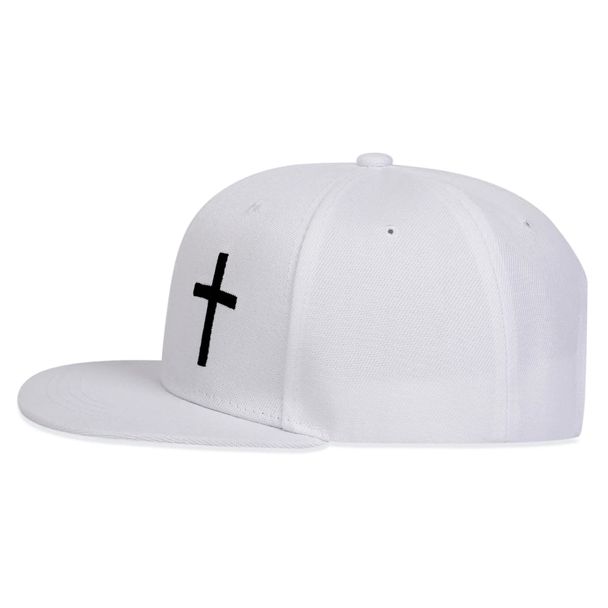 Cross Embroidery Hip-hop Cap