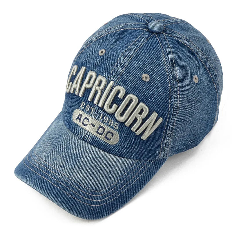 CAPRICORN Denim Baseball Cap