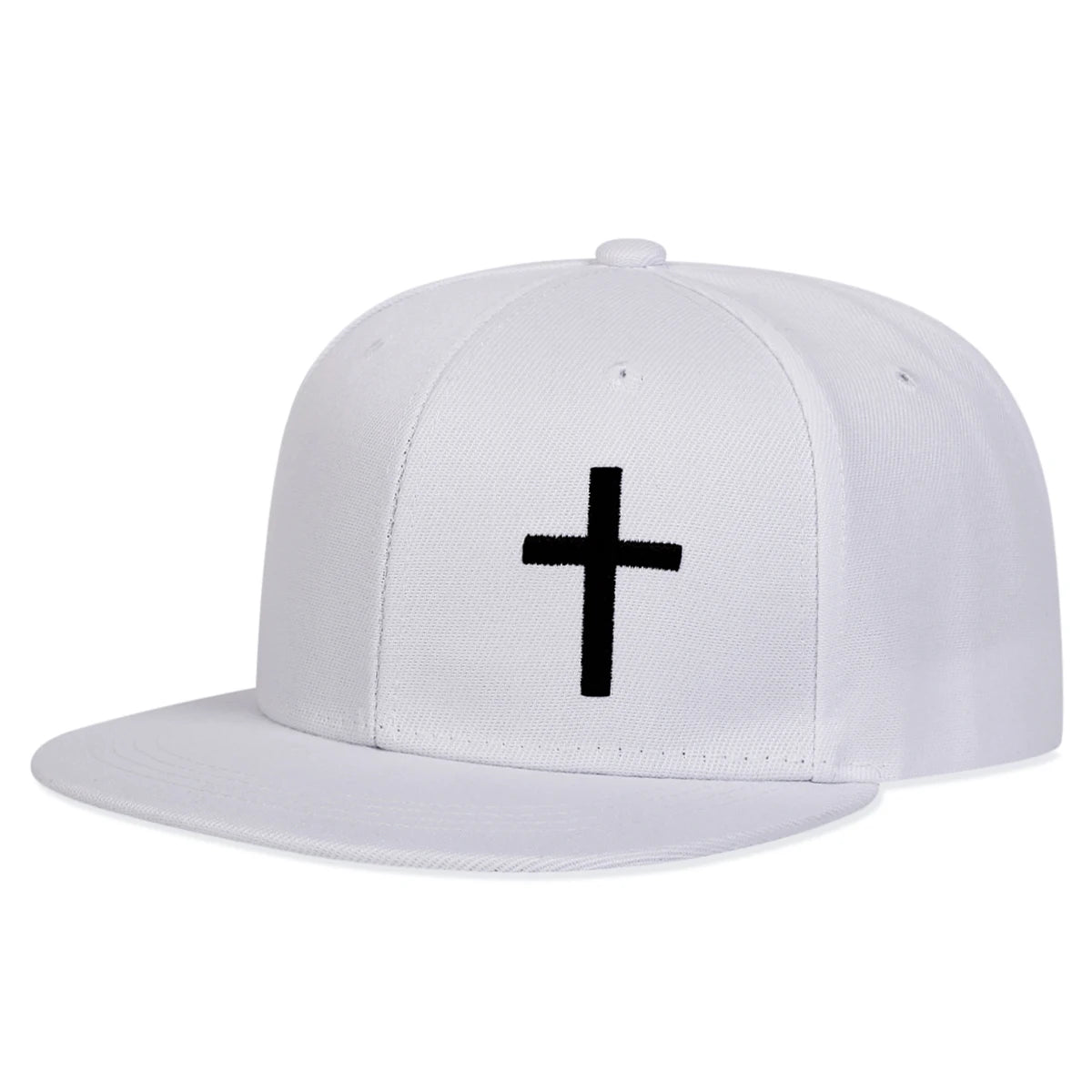 Cross Embroidery Hip-hop Cap