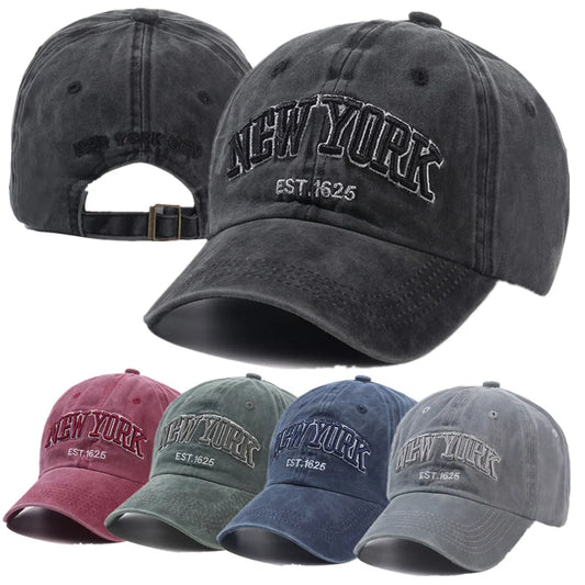 New York Washed Cotton Cap