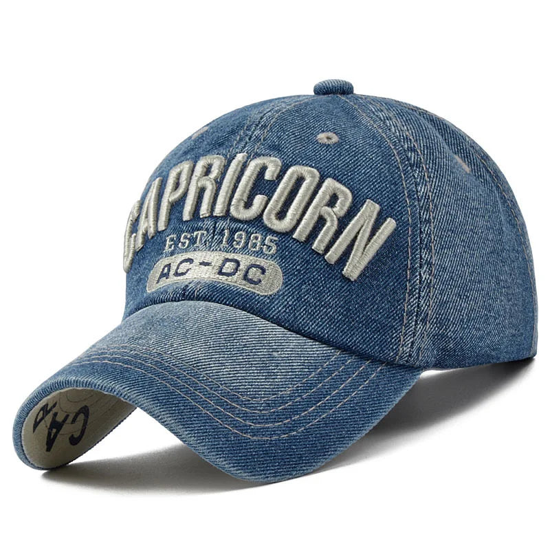 CAPRICORN Denim Baseball Cap