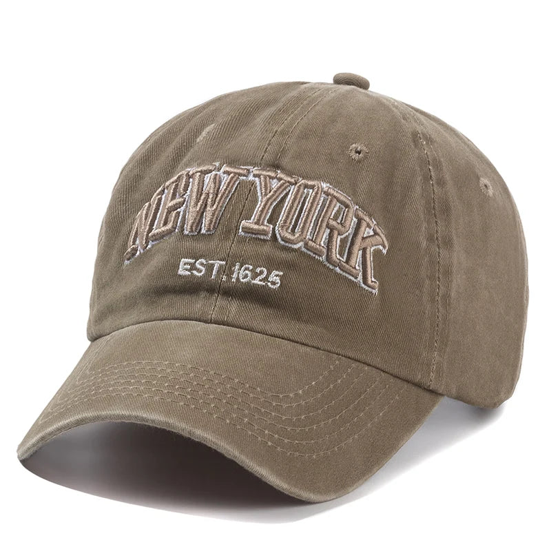 New York Washed Cotton Cap