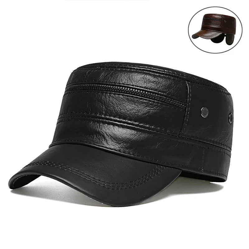 Newsboy  Leather Cap