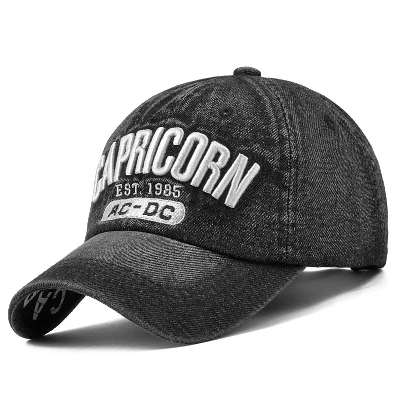 CAPRICORN Denim Baseball Cap