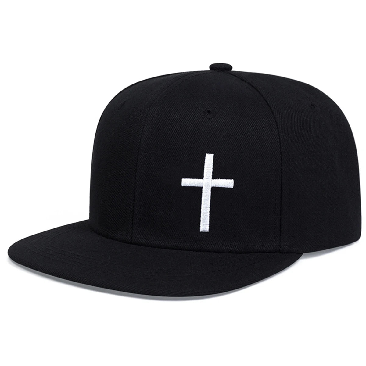 Cross Embroidery Hip-hop Cap